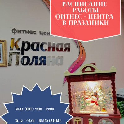 Расписание работы центра в праздничные дни